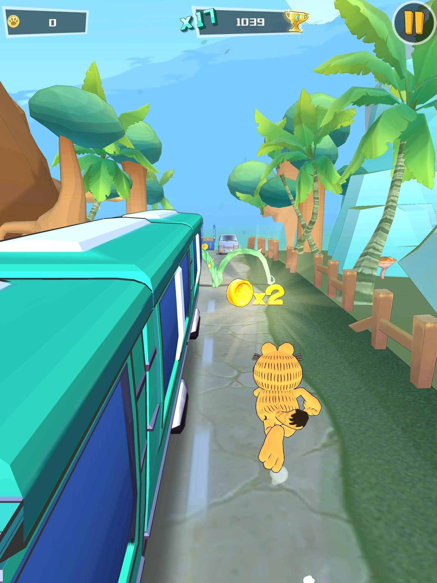 Garfield Run: Road Tour pour Android