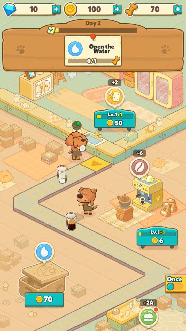 Dog Cafe Tycoon screenshot 1