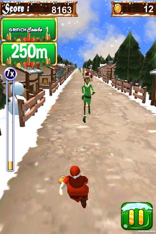  3D Santa run & Christmas racing