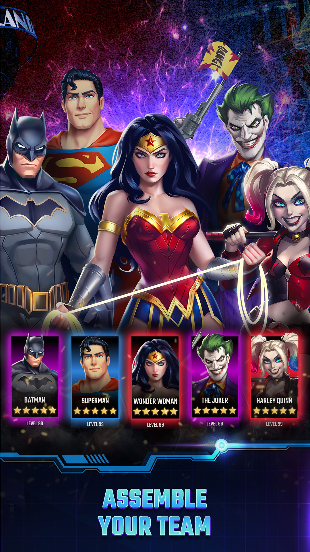 DC Heroes & Villains: Match 3 screenshot 1