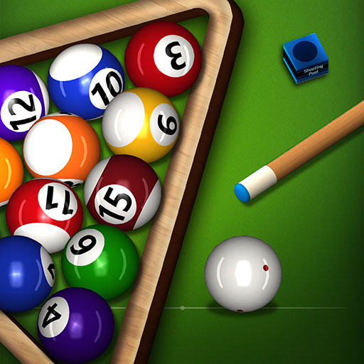 Shooting Pool-relax 8 ball billiards Symbol