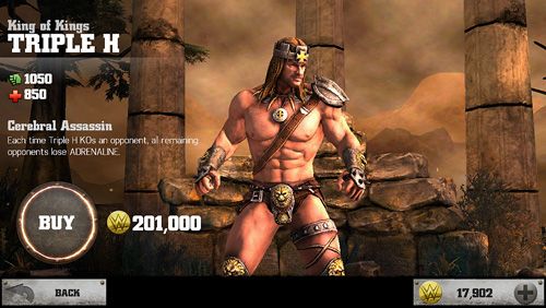 Online games WWE Immortals