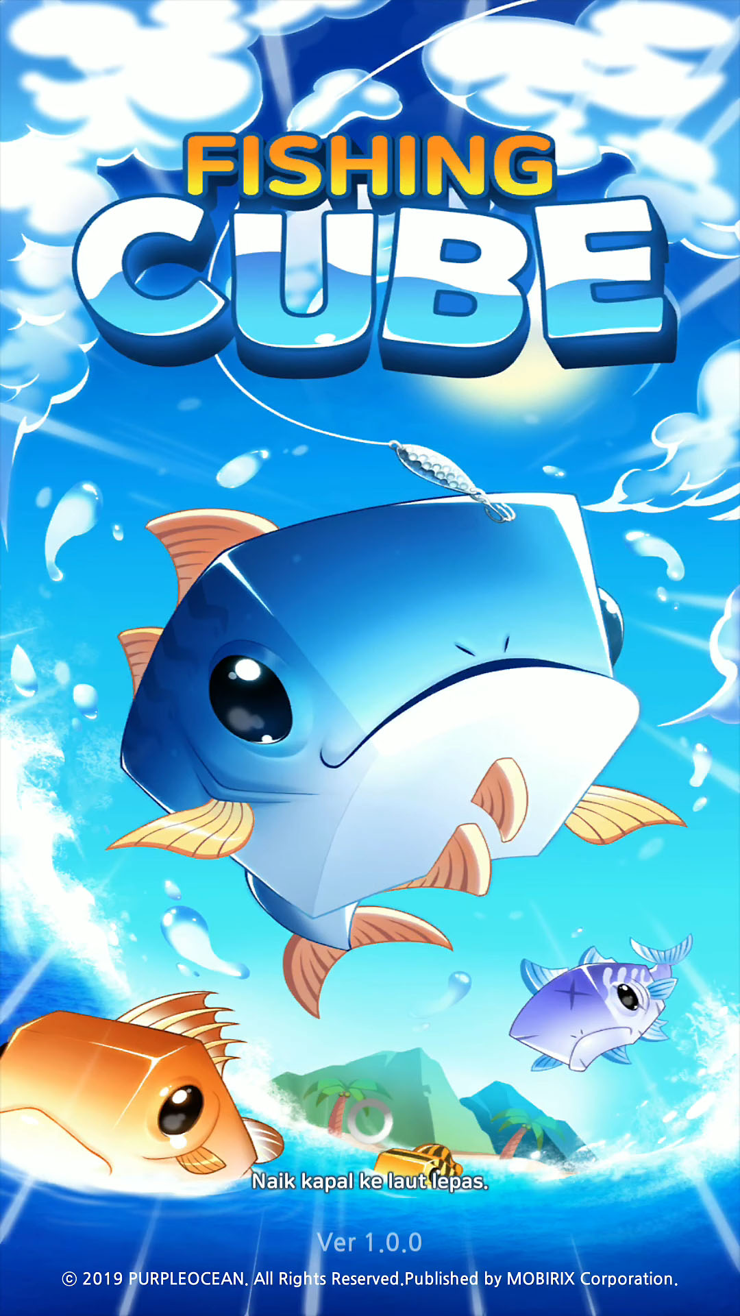 Fishing Cube スクリーンショット1