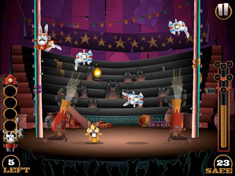 Conejos acrobatas: Circo para iPhone gratis