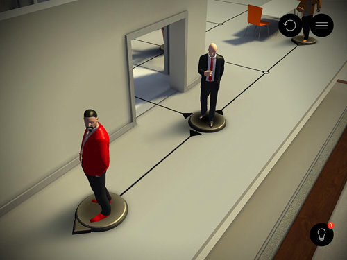 Hitman go in Russian