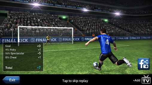 Jogos de esportes Chute final:O jogo melhor de pênaltis