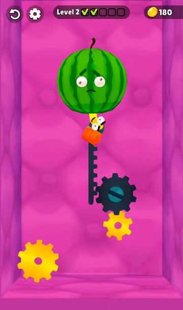 Worm out: Brain teaser & fruit screenshot 1