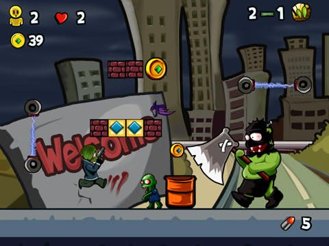 Super zombie ninja vs. zombies world for iPhone for free