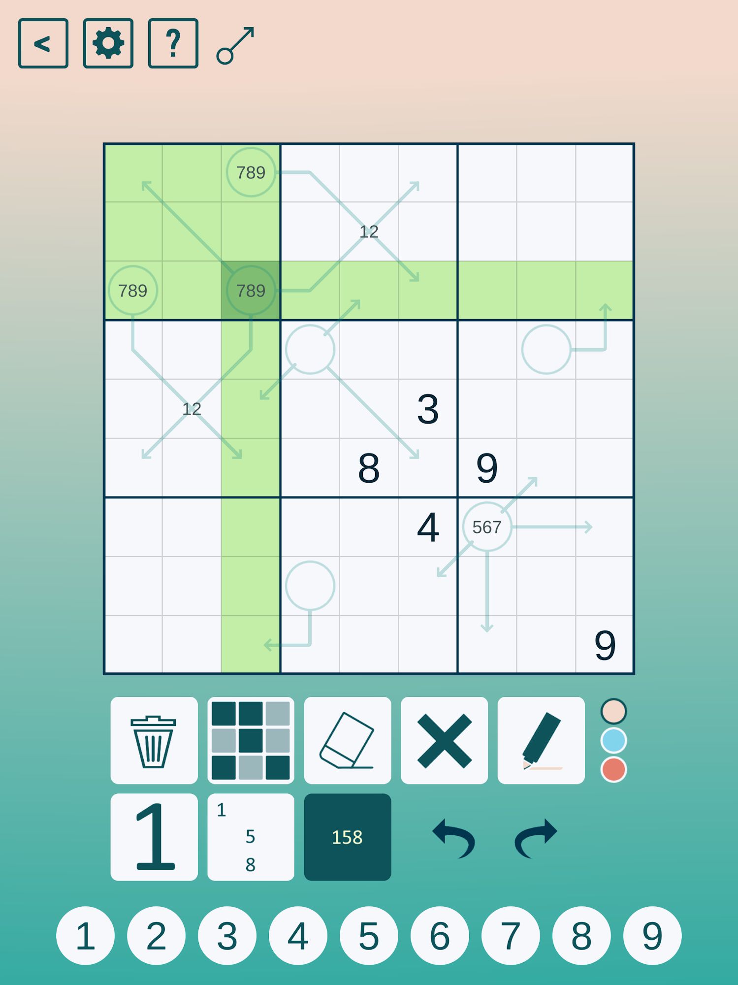 Arrow Sudoku for Android