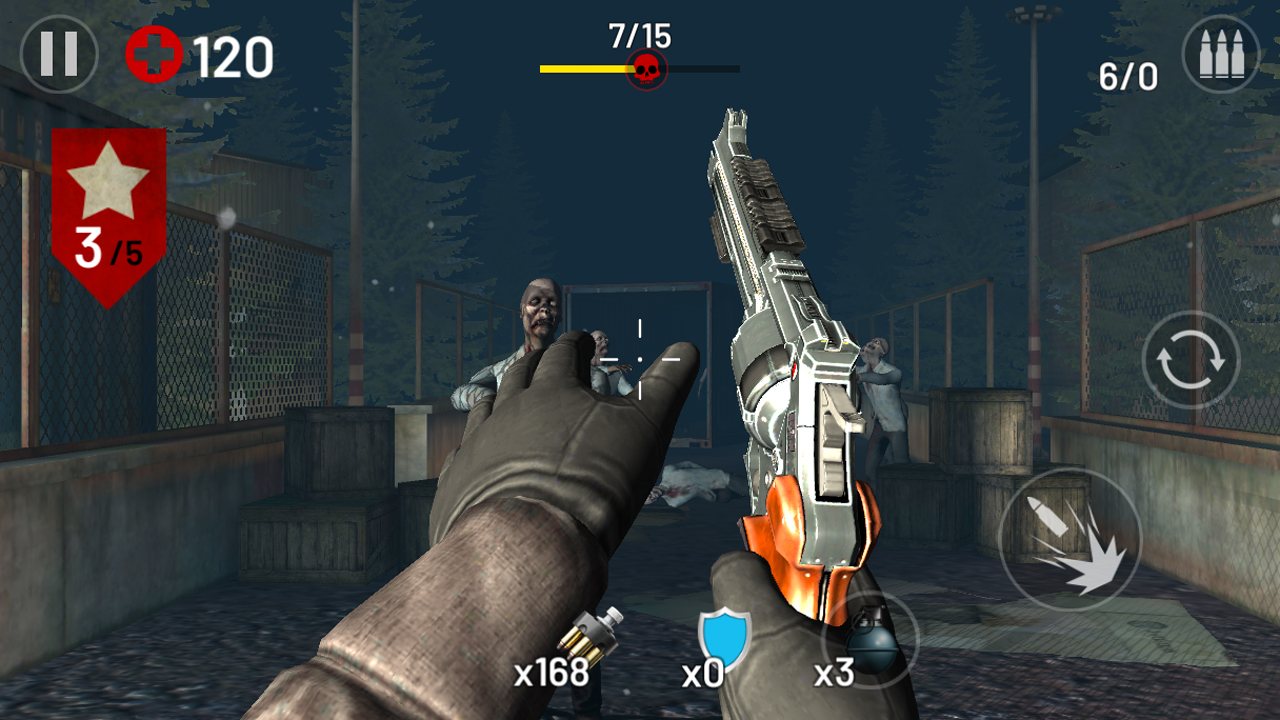 Zombie Hunter Fire captura de pantalla 1