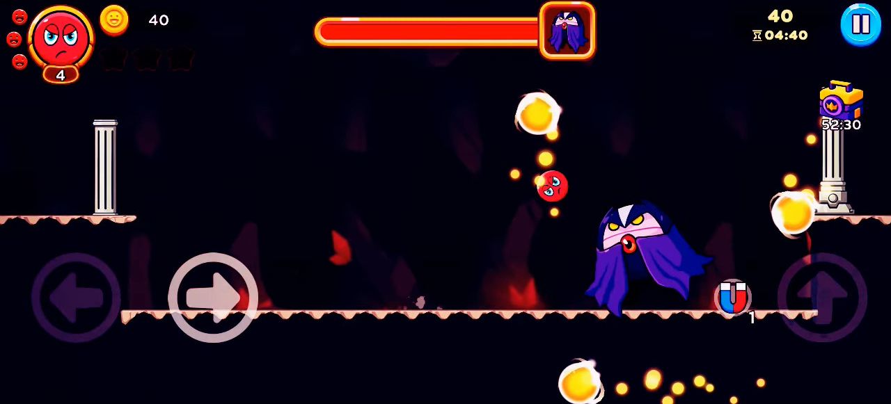 Ball Ghost Red Temple Survivor screenshot 1