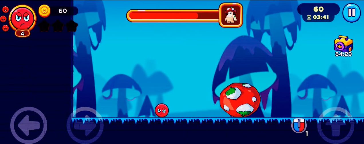 Ball Ghost Red Temple Survivor screenshot 1