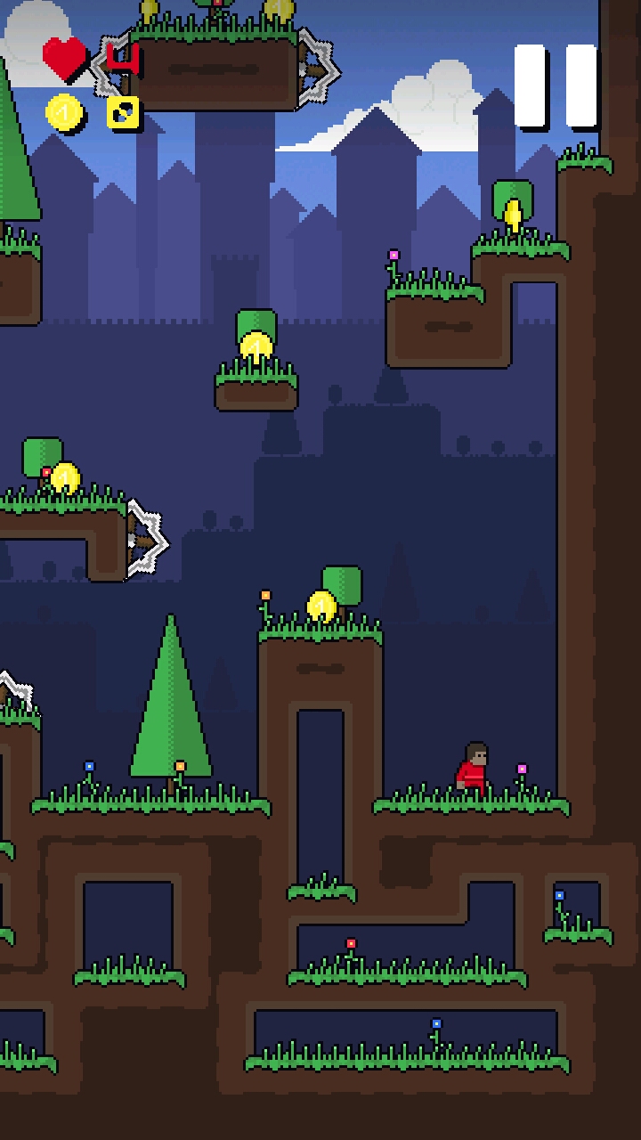 Pixels can jump: 2D Pixel Game screenshot 1