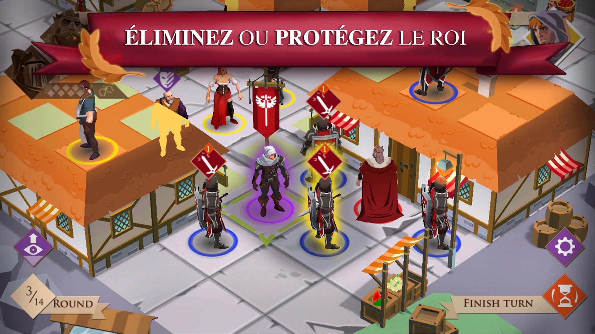 King and Assassins: The Board Game capture d'écran 1