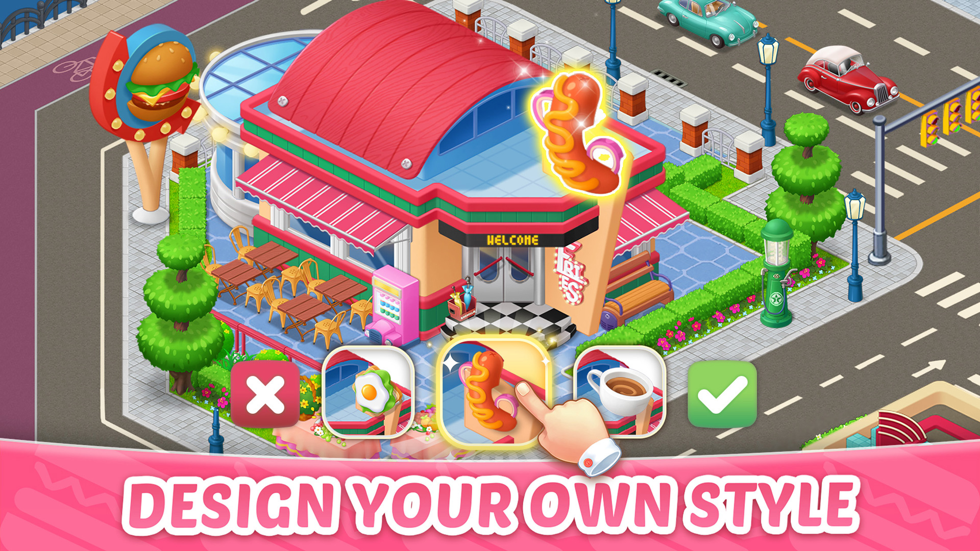 Merge Cooking: Restaurant Game スクリーンショット1