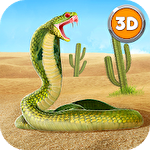 King cobra snake simulator 3D icon