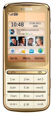 мелодії на дзвінок Nokia C3-01 Gold Edition