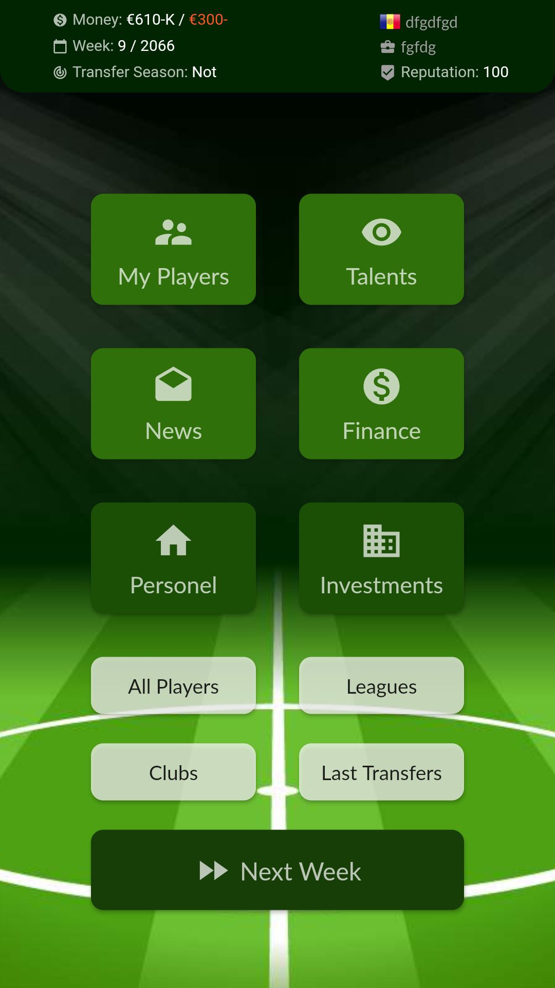 Soccer Agent screenshot 1