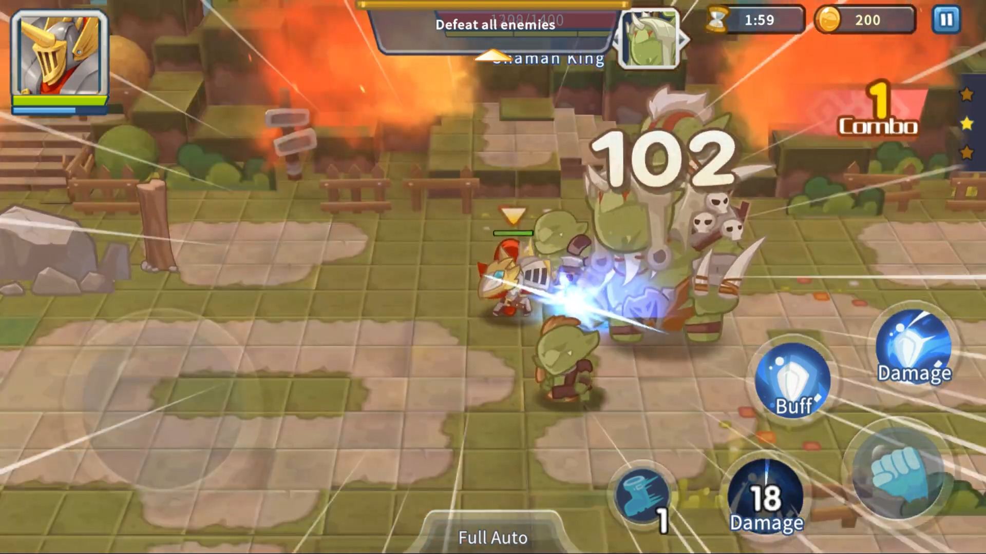 Monster Knights - Action RPG capture d'écran 1