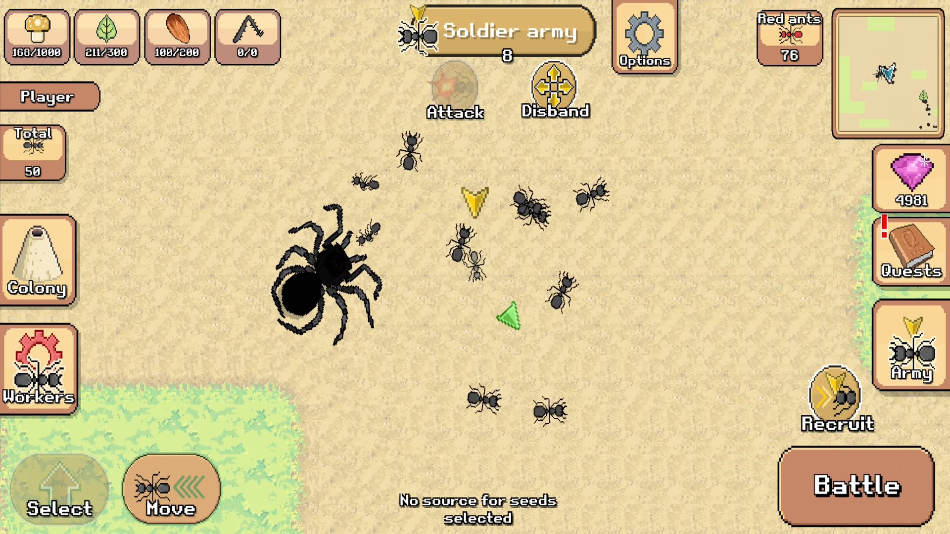 Pocket Ants: Colony Simulator capture d'écran 1