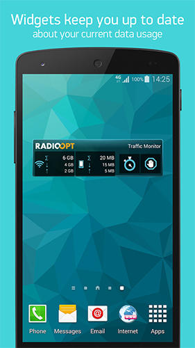 Приложение Монитор трафика данных для Android