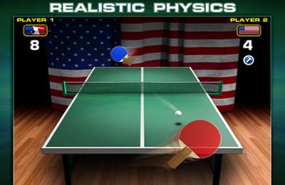Copa do Mundo:  tênis de mesa para iPhone grátis