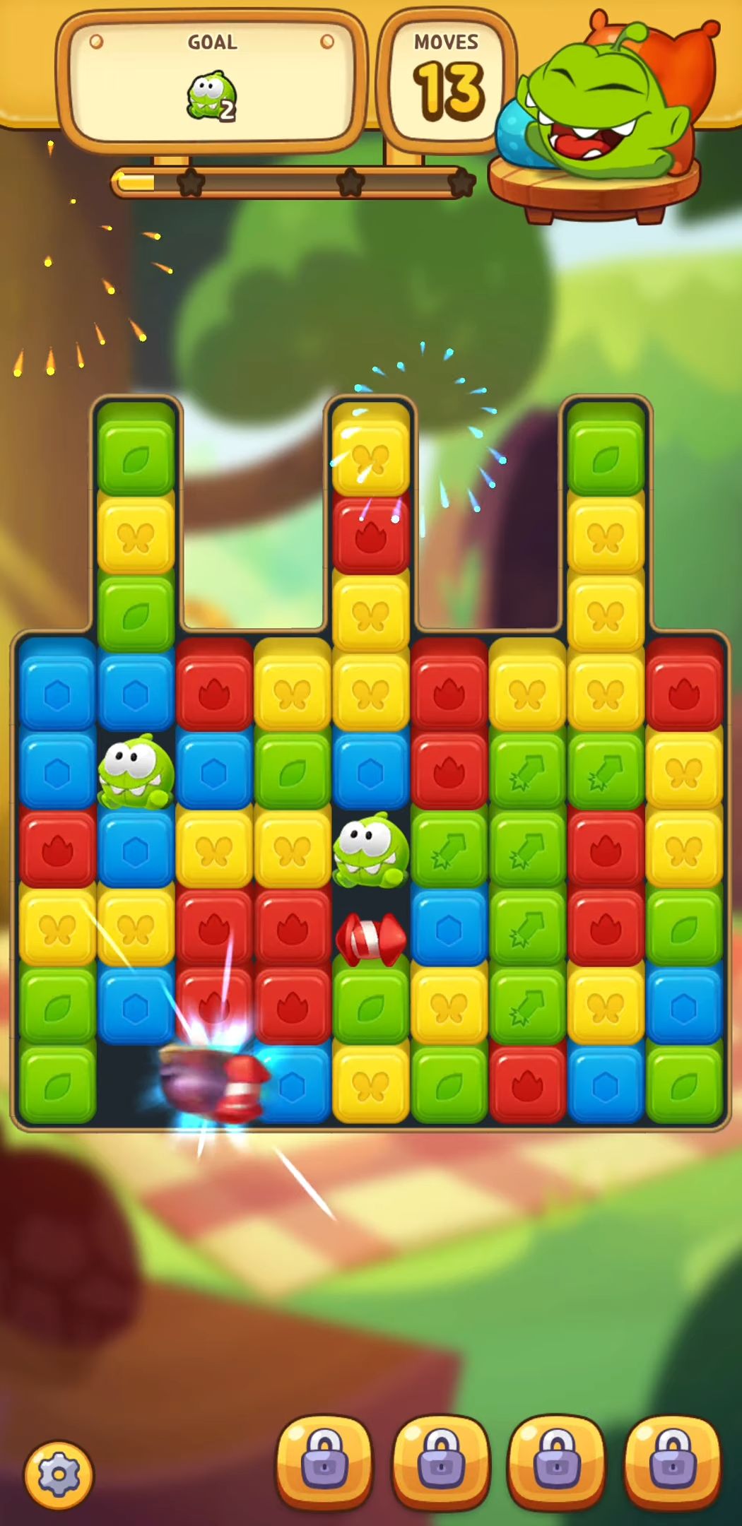 Om Nom: Om Nom Blast screenshot 1