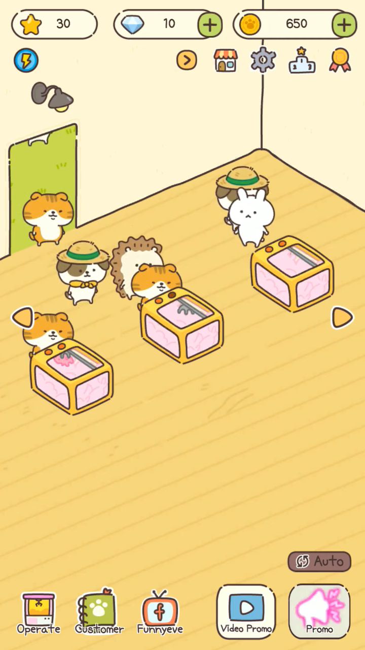 Animal Doll Shop - Cute Tycoon Game スクリーンショット1