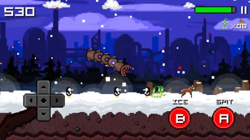 Super-Mega Verme contra Papai Noel: A saga para iPhone grátis