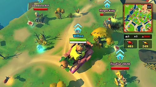 PvPets: Tank battle royale für iOS-Geräte