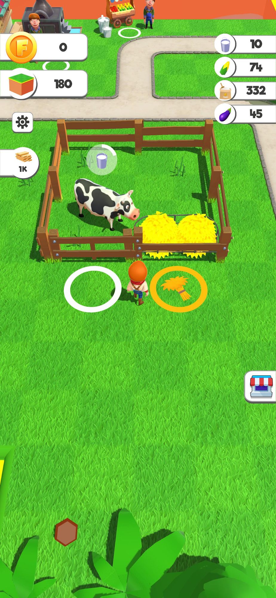 Farm Fast - Farming Idle Game captura de pantalla 1