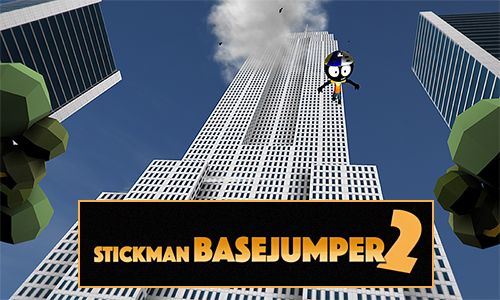logo Stickman basejumper 2