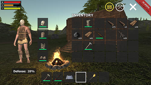 Survival simulator screenshot 1