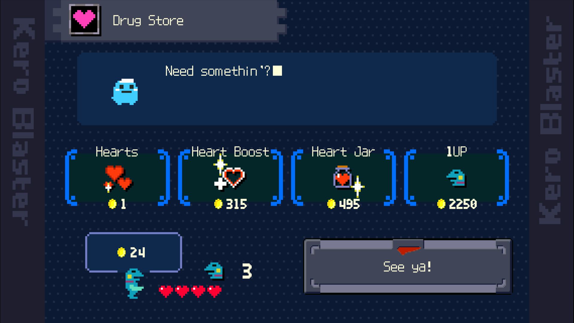 Kero Blaster screenshot 1