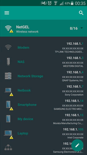 Version complètement pure NetX: Scanning de réseaux sans modes