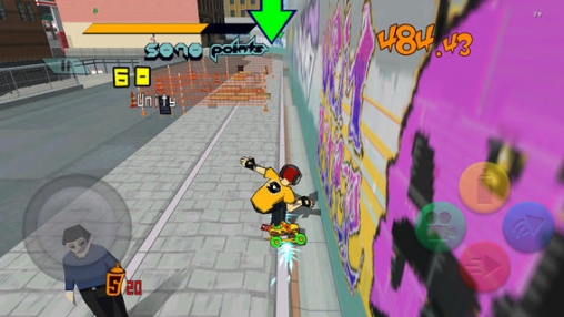 日本語のJet set radio 