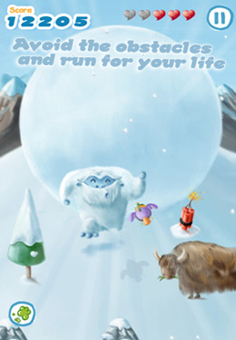 iPhone向けのSnowball Run無料 