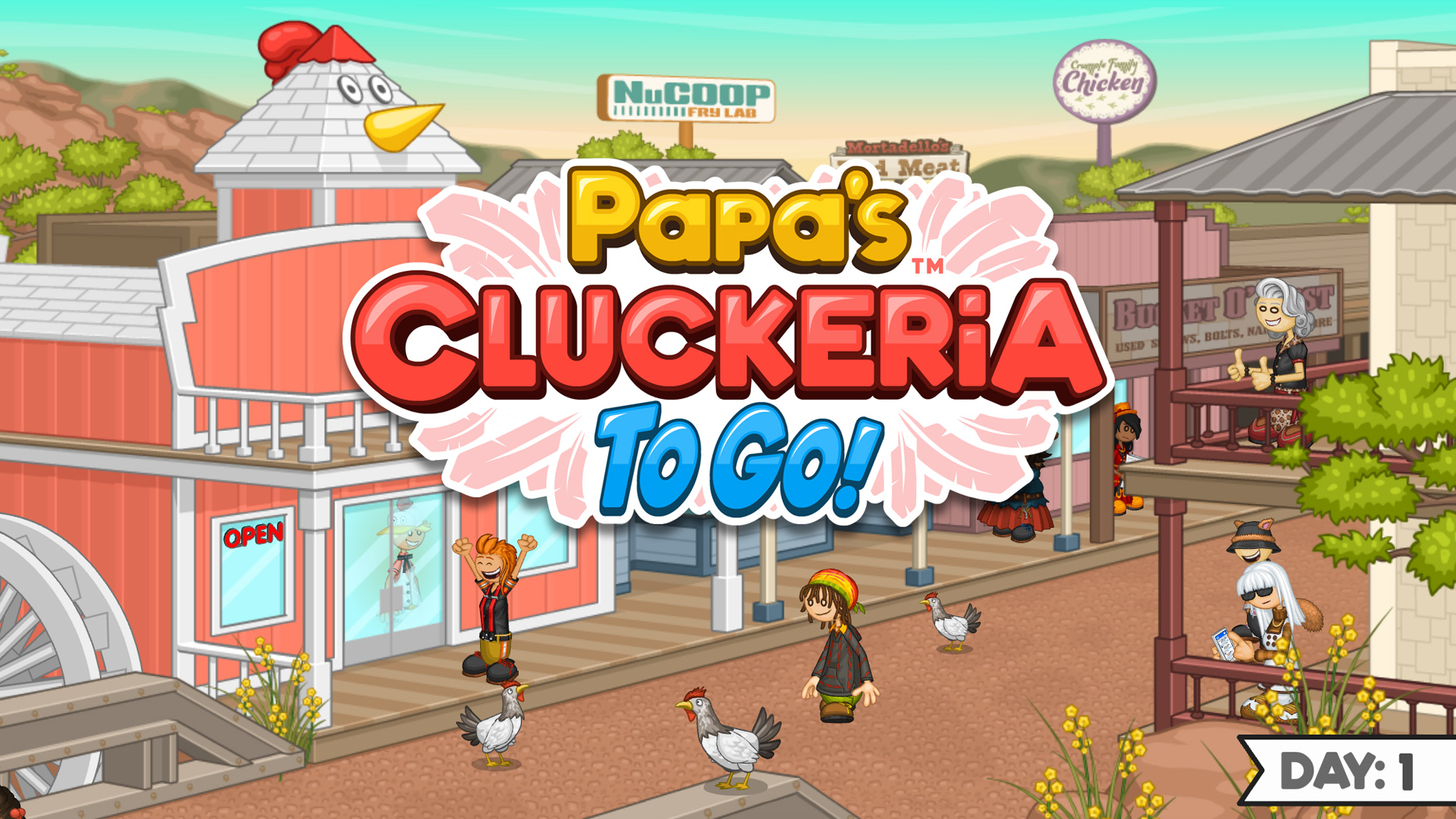 Papa's Cluckeria To Go! screenshot 1