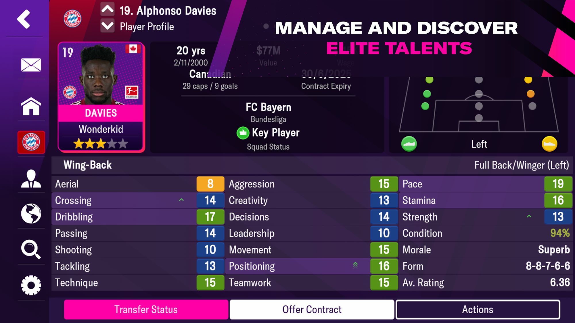 Football Manager 2022 Mobile スクリーンショット1