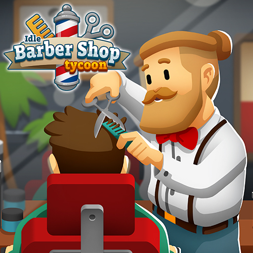 Idle Barber Shop Tycoon - Business Management Game Symbol