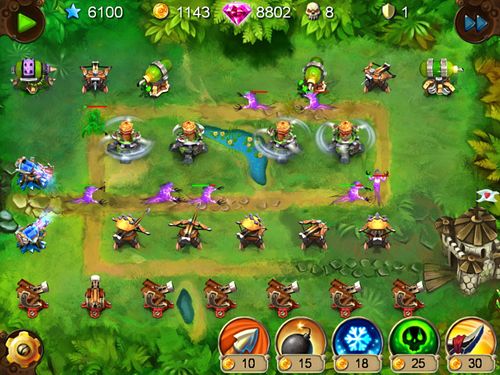 Goblins defensores: Aço e madeira para iPhone grátis