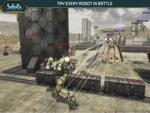 Robôs de guerra andando para iPhone grátis