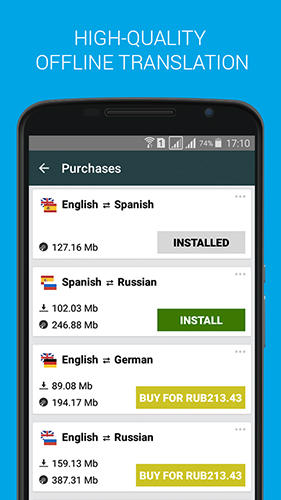 Dictionaries Offline translator in English