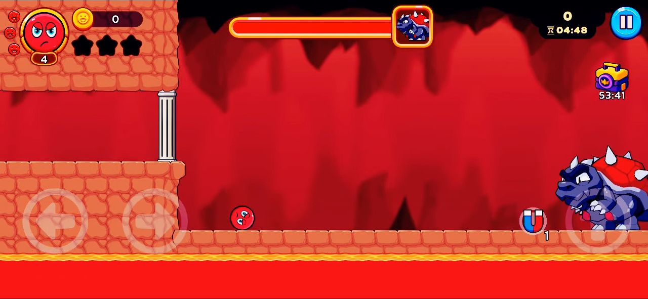 Ball Ghost Red Temple Survivor screenshot 1