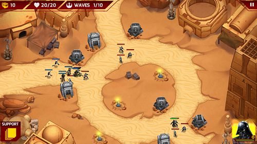 Star wars: Galactic defense for iPhone for free