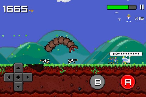 Super mega worm for iPhone for free