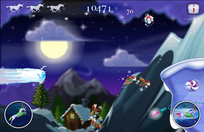 Robot Unicorn Attack Christmas Edition in Russian