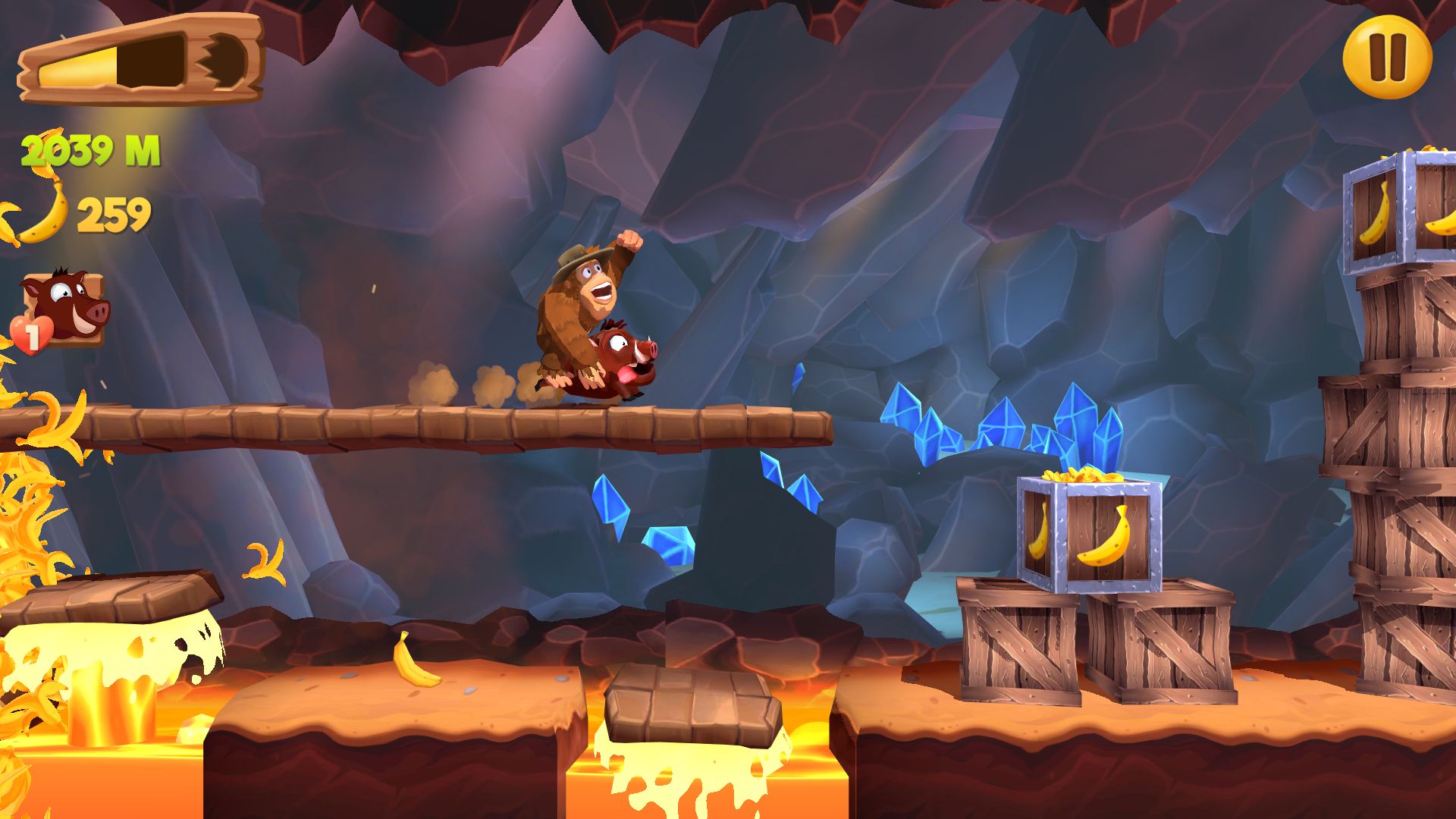 Banana Kong 2: Running Game screenshot 1