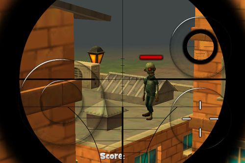 Zombie town: Sniper shooting in Russian