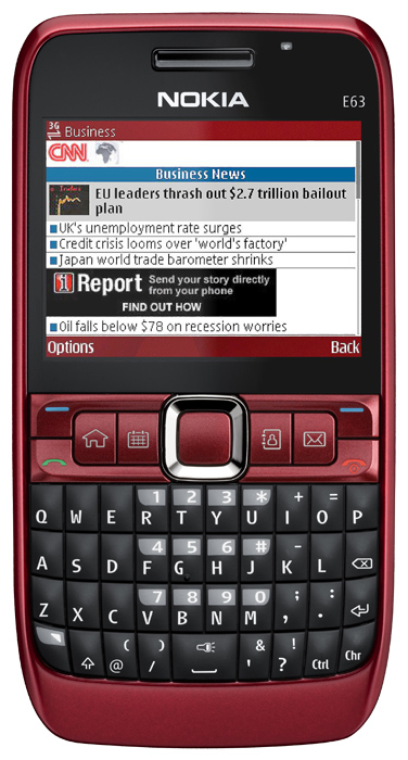 мелодии на звонок Nokia E63